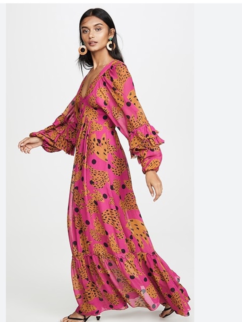 Farm Rio Banana Maxi Dress
